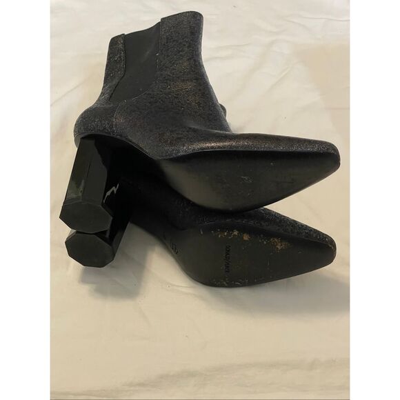 Donald Pliner Womens Laila Booties Silver Glitter 8.5 - Picture 8 of 10